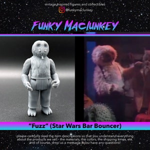 Vintage-style Star Wars Fuzz Star Wars Bar Bouncer Action Figure image 1
