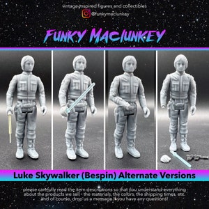 Vintage-style Star Wars Custom Luke Skywalker (Bespin) Action Figure