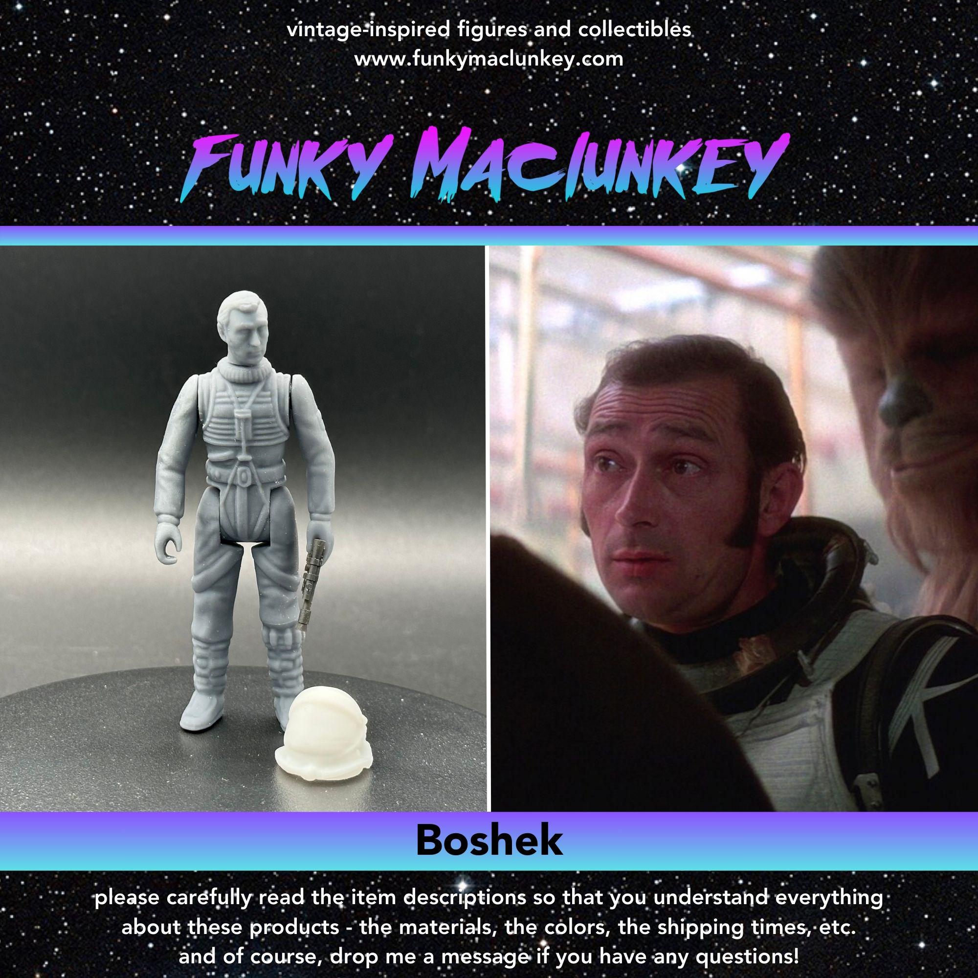 Vintage-style Star Wars Custom BoShek Action Figure