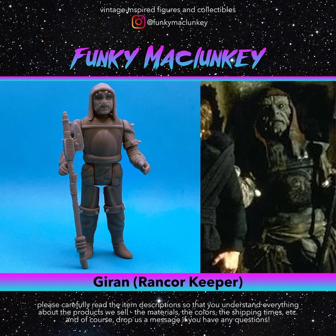 Vintagestyle Star Wars Giran jabba's Palace Action Figure Etsy