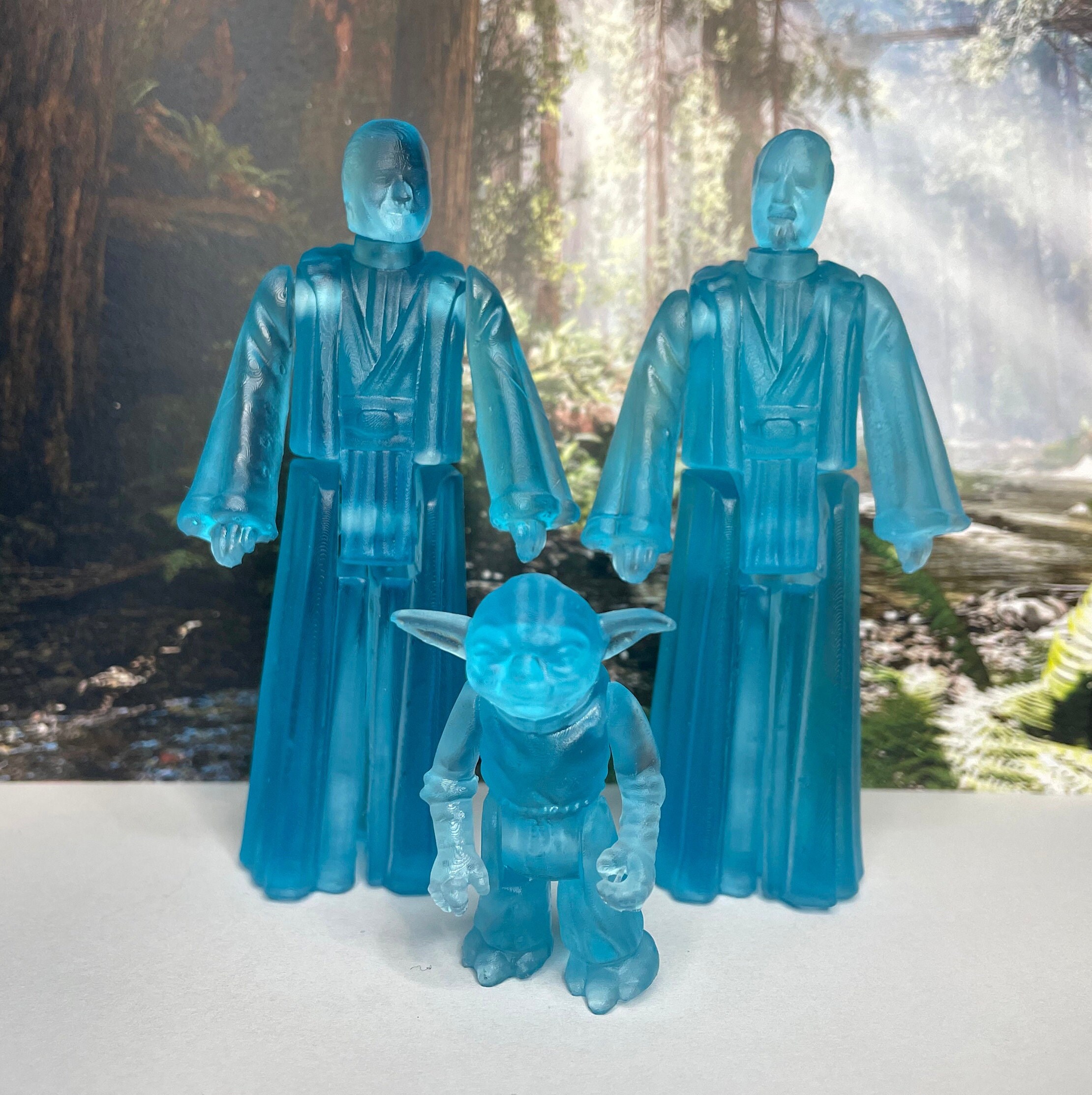 Vintagestyle Star Wars Custom Force Ghost Figures Anakin Etsy UK