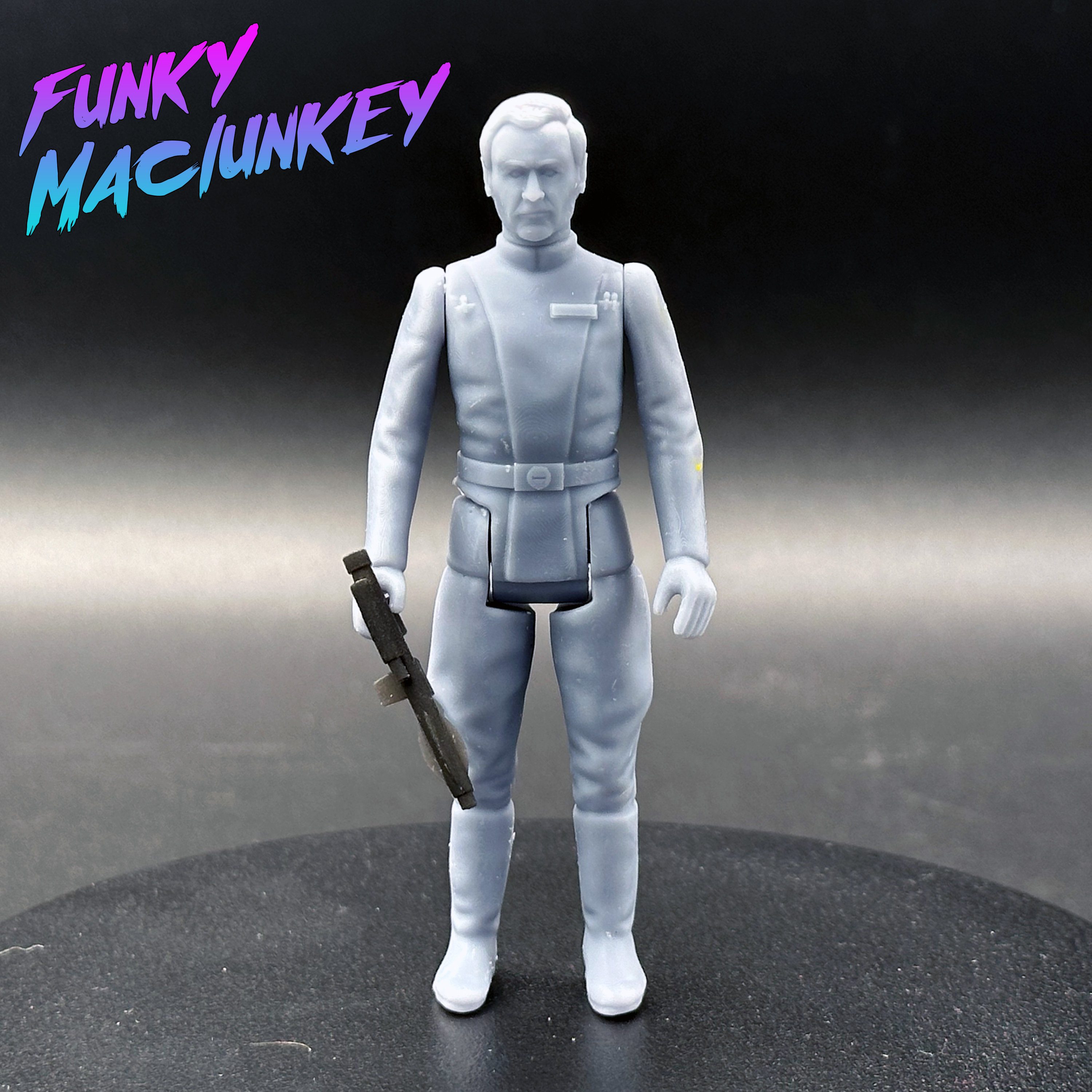 Vintage-style Star Wars Custom Admiral Conan Motti Action Figure