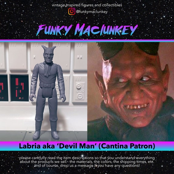 Vintage-style Star Wars Labria devil Man Action - Etsy
