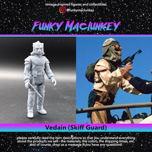 Vintage-style Star Wars Vedain (Jabba&#39;s Skiff) Action Figure
