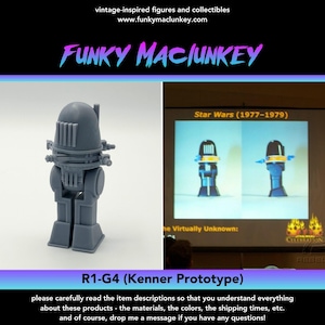 Vintage-style Star Wars Custom R1-G4 (Kenner Prototype) Action Figure