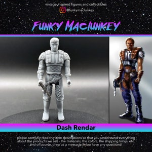 Vintage-style Star Wars Custom Dash Rendar Action Figure