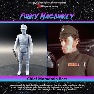 Vintage-style Star Wars Custom Chief Moradmin Bast Action Figure