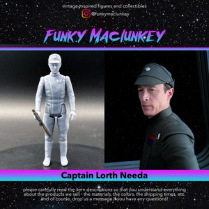 Vintage-style Star Wars Custom Captain Needa Action Figure