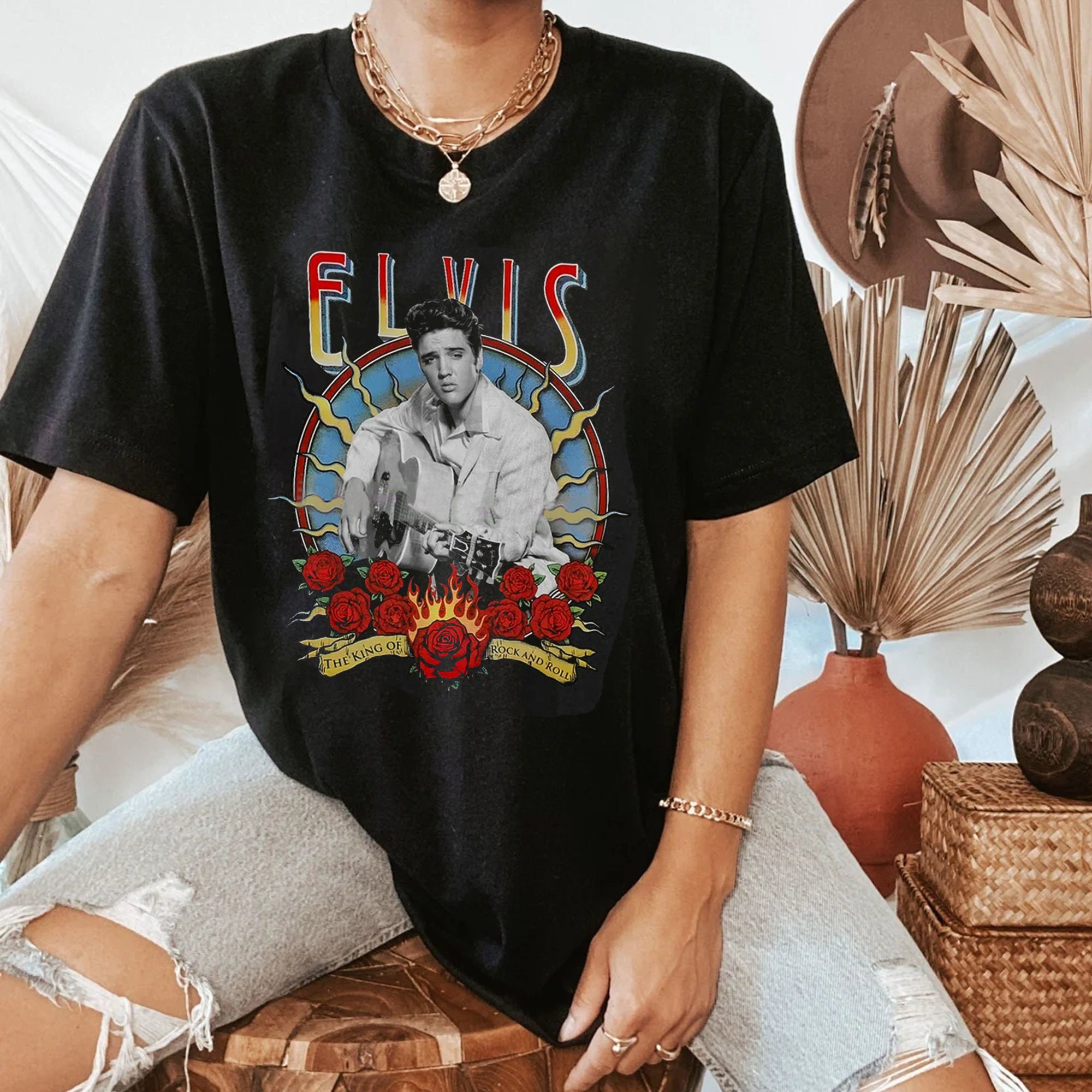 Discover Vintage Style Elvis Presley Shirt, Elvis Presley Shirt, Elvis Shirt