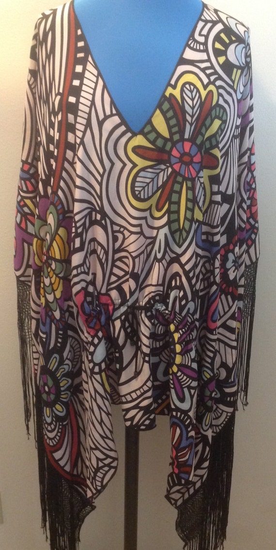 Missoni Mare Drawstring Tunic Shirt / Caftan Top w