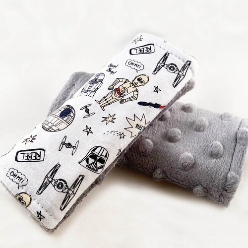 Car Seat Strap Covers Reversible Gender Neutral Star Wars Etsy