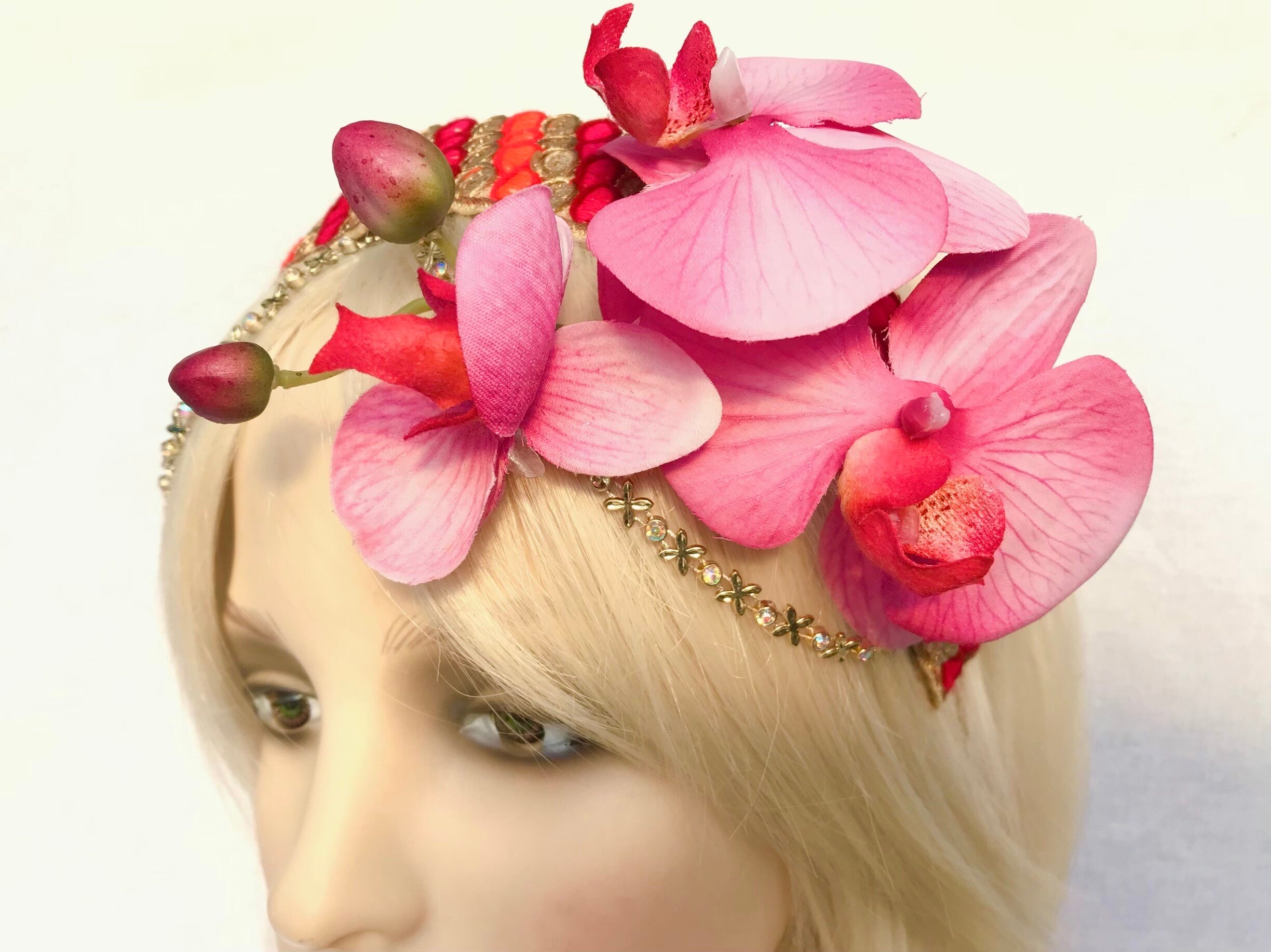 Festival Crown Flower Headdress Burning Man Headpiece Tiara