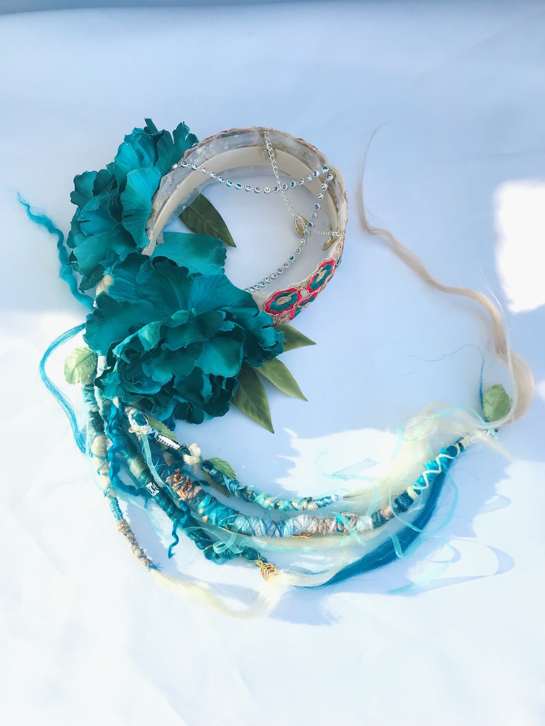 Forest Fairy Headdress Flower Crown Burning Man Hair Band  display picture 2