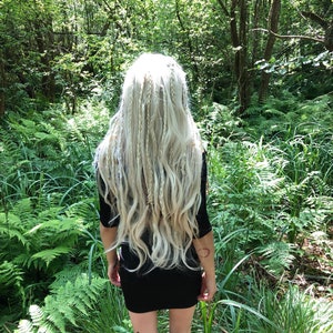 Blonde Braided Wig Weave Cosplay Viking Burning man Costume Wig ( MADE TO ORDER ) Wavy Synthetic Hair Lace Front Wig