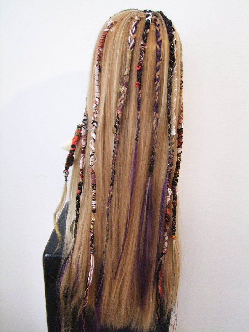 Blonde Dreadlock Wig Long goddess braided Costume Wig gothic Etsy