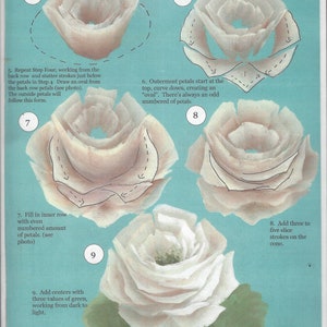 White Roses Simple Worksheet Rose Worksheet Digital File - Etsy