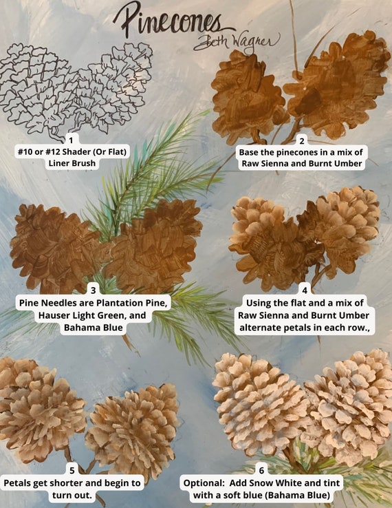 Pinecone Worksheet - Etsy Australia
