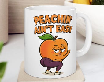 Funny Womens Workout Gym Coffee Mug, Squats - Fitness Tea Cup, Exercise Mug, Squat Lover Gift, Gym Lover Present, Funny Squat Quote Mug