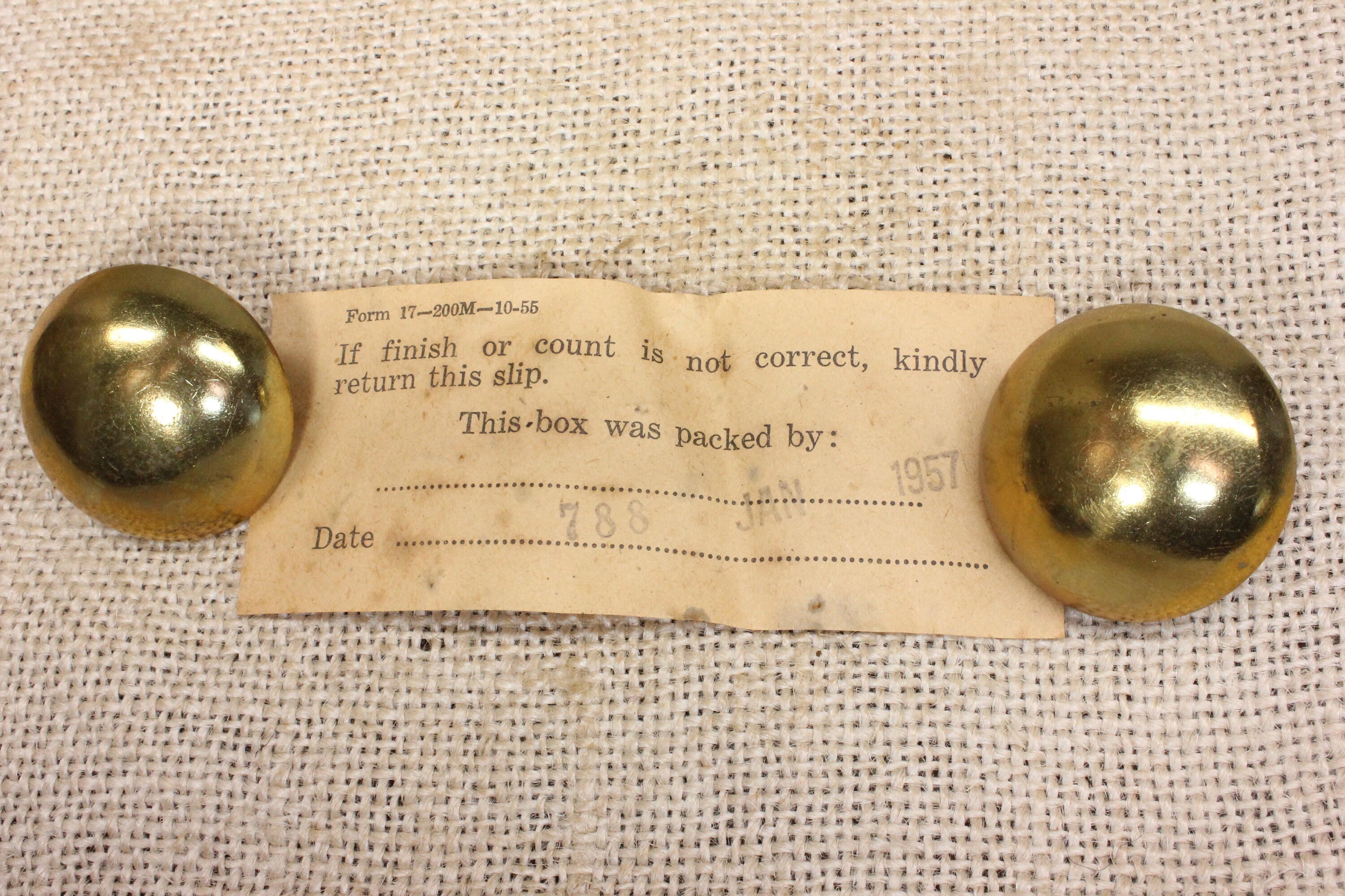 4 Old BRASS TACKS 1 1/4 LARGE Round Head Vintage 1957 Trunk Etsy