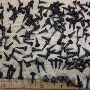 5/8&quot; Rosehead nails Tacks, 500 pieces, 5/8 inch decorative square hand forged wrought iron antique rustic look ~500*140.3