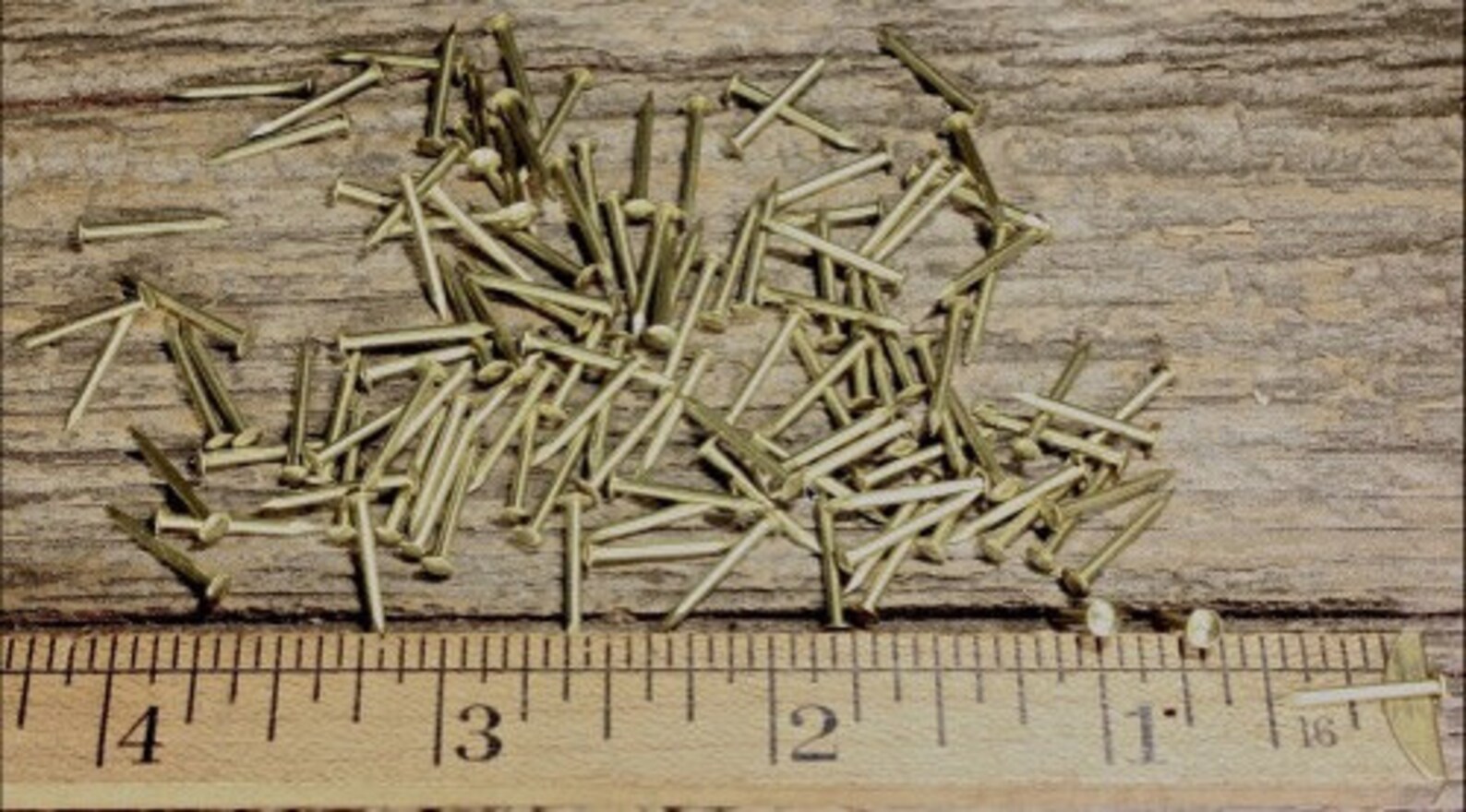BRASS BRADS NAILS 50 pieces each of 1/4 3/8 Etsy