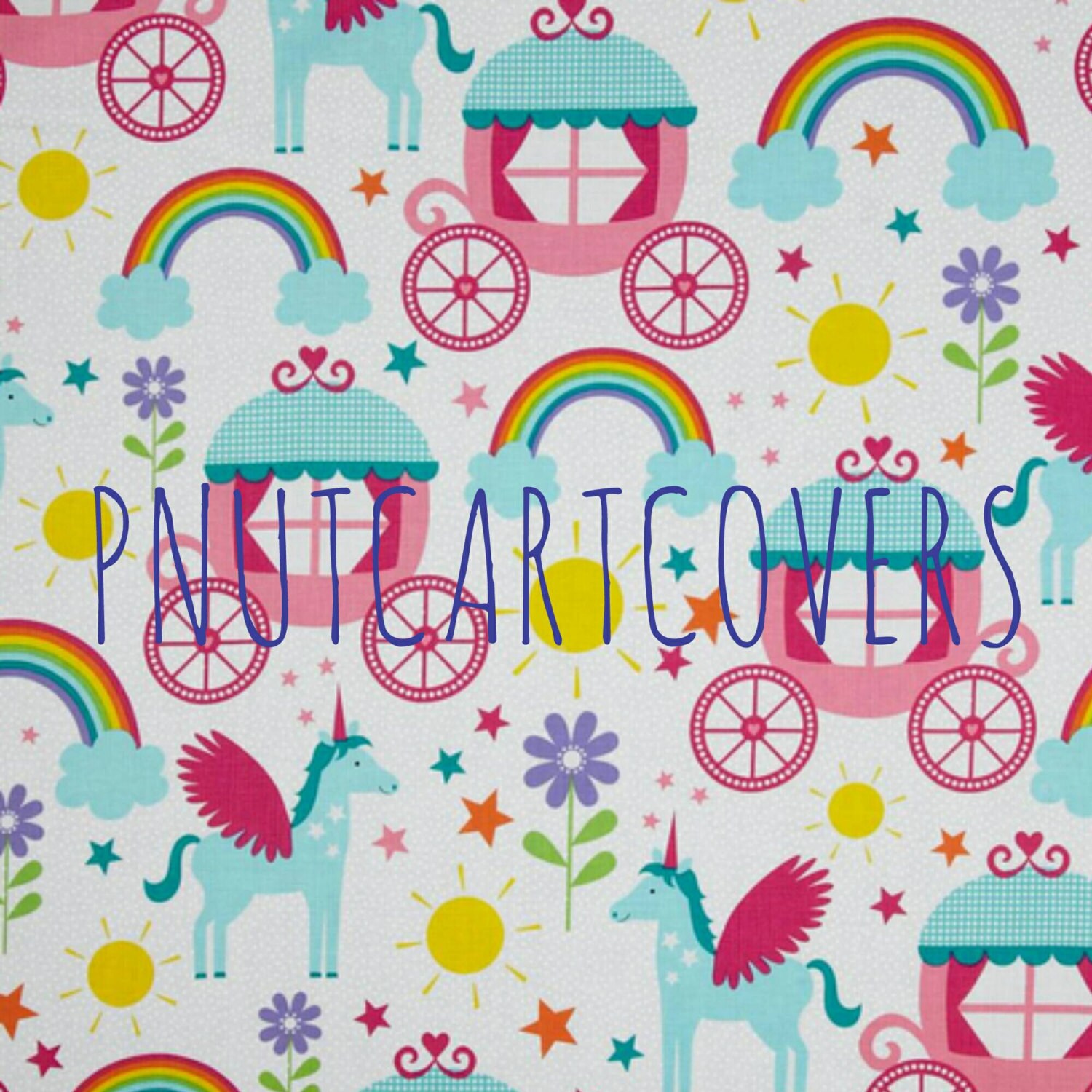 unicorn shopping cart cover