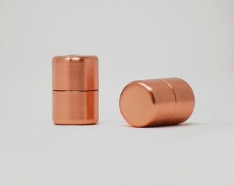 QuirkHub® Minimod Button Copper Knob | Copper Knobs And Pulls | Copper Handles | Drawer Knob | Cabinet Knob | Hardware | Knob and Pull