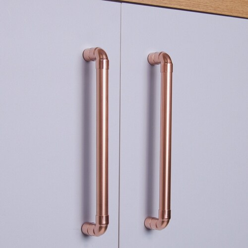 Copper T Bar Kitchen Door Handle Kitchen Drawer Handle Etsy Canada