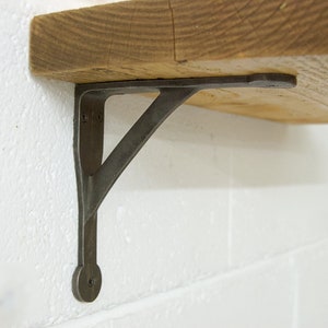 Cast Iron Shelf Bracket | Antique Iron Shelf Bracket | Rustic Cast Iron Bracket