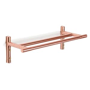 Rose gold towel rack clearance