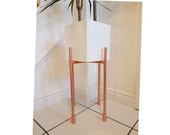 Tall Copper Plant Stand