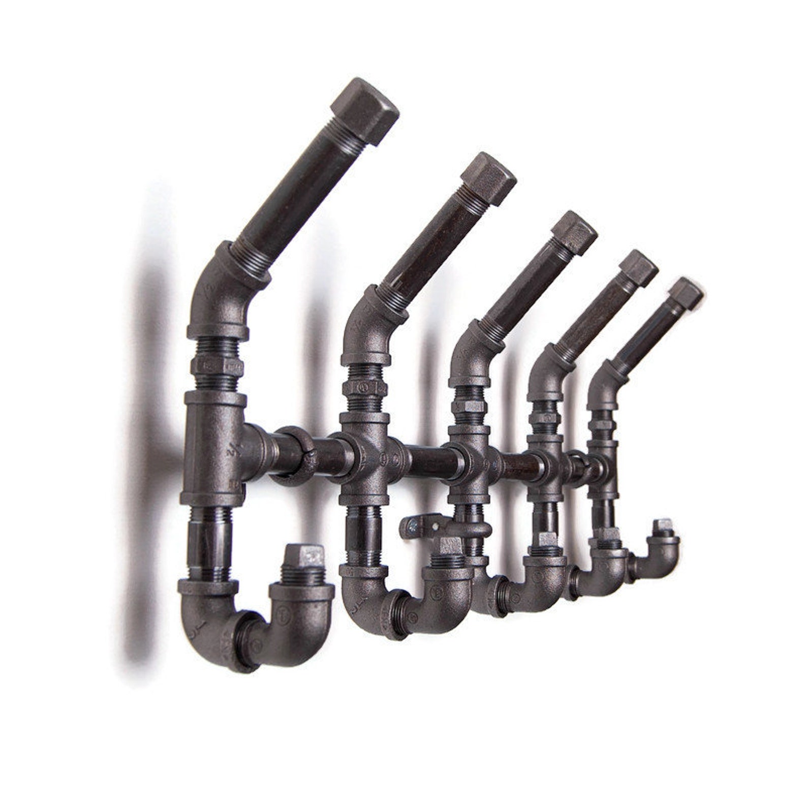 Industrial Iron Coat Rack Jacket Storage Loft Design - Etsy UK