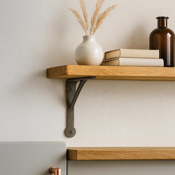 Antique Cast Iron Shelf Bracket – Rustic Industrial Vintage