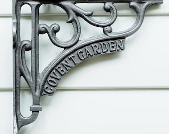 Covent Garden Cast Iron Shelf Bracket: Rustic  Antique Style
