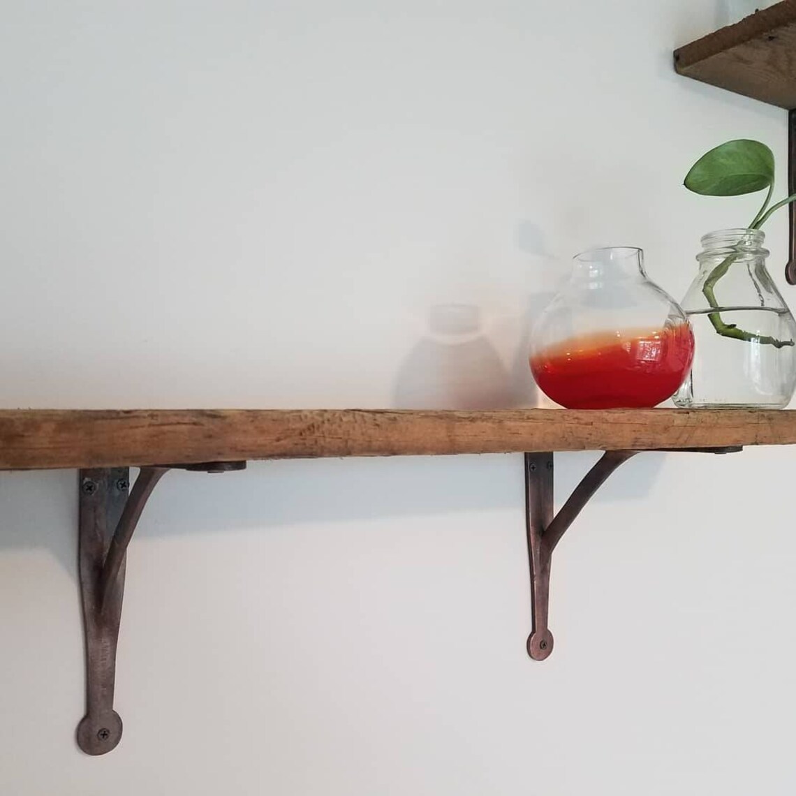 Cast Iron Shelf Bracket Antique Iron Shelf Bracket Rustic Etsy UK