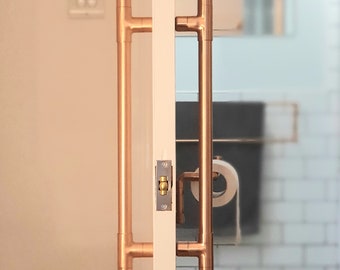 Copper Door Handles | Internal Door Handles | Barn Door Handles | Entrance Door Handles