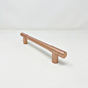 Chunky Copper T Bar Kitchen Door Handle | Kitchen Drawer Handle | Copper Pull Handle