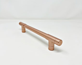Chunky Copper T Bar Kitchen Door Handle | Kitchen Drawer Handle | Copper Pull Handle