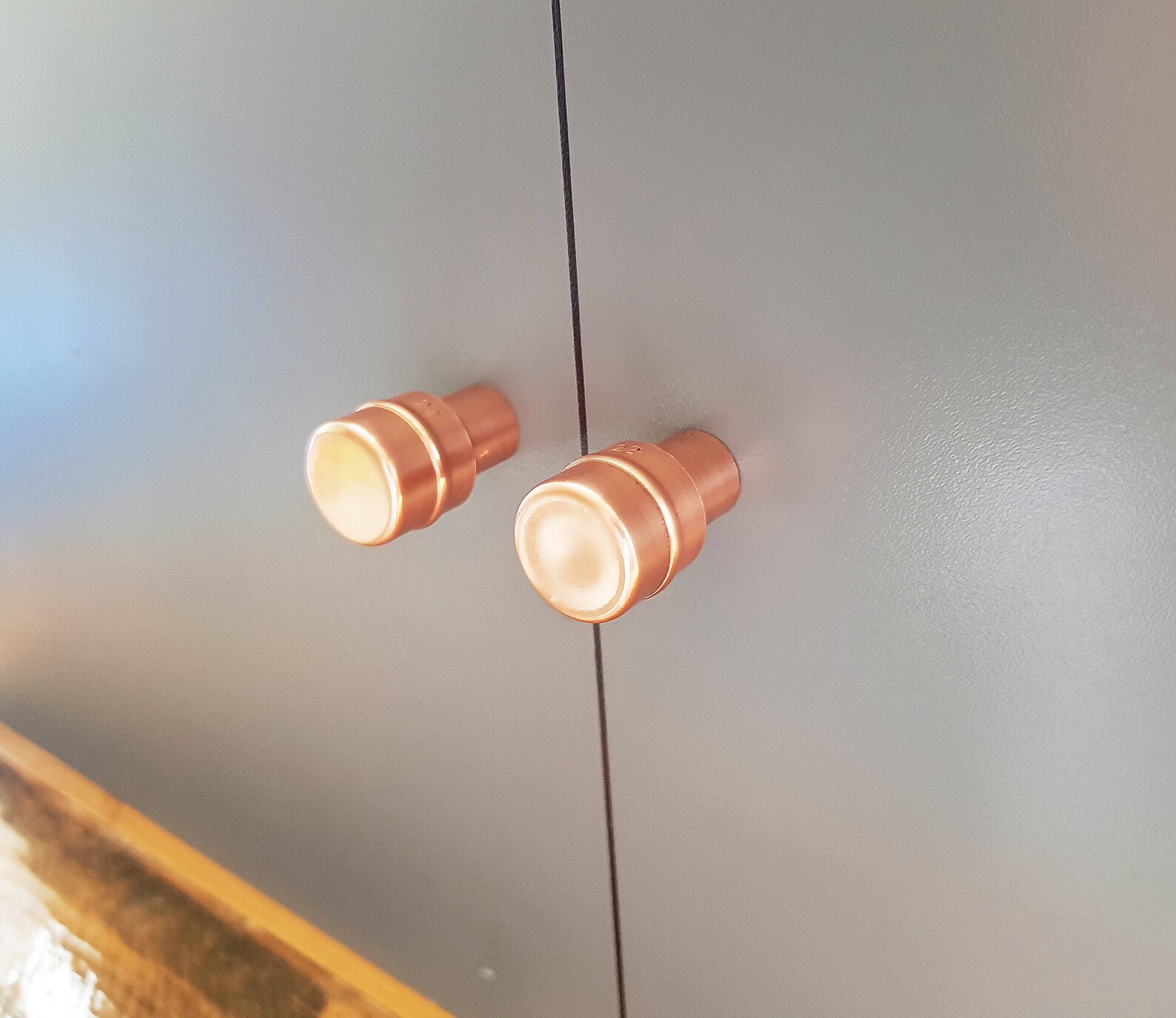 Fluted Copper Drawer or Door Knobs Copper Handles and Knobs Etsy UK