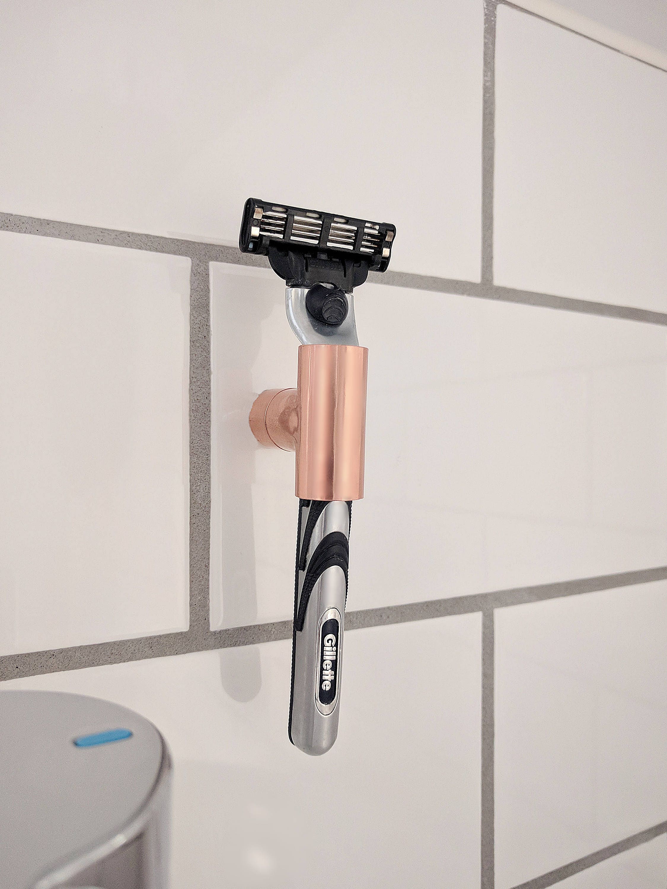 Copper Toothbrush & Razor Holder: Minimalist Bathroom Organizer - Etsy