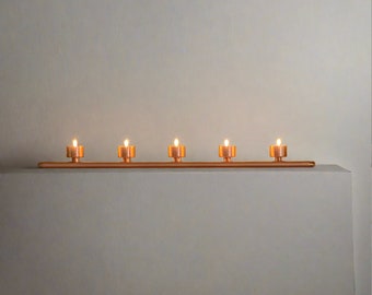 Copper Tealight Holder, Dining Table Centerpiece, Votive Candle Holder