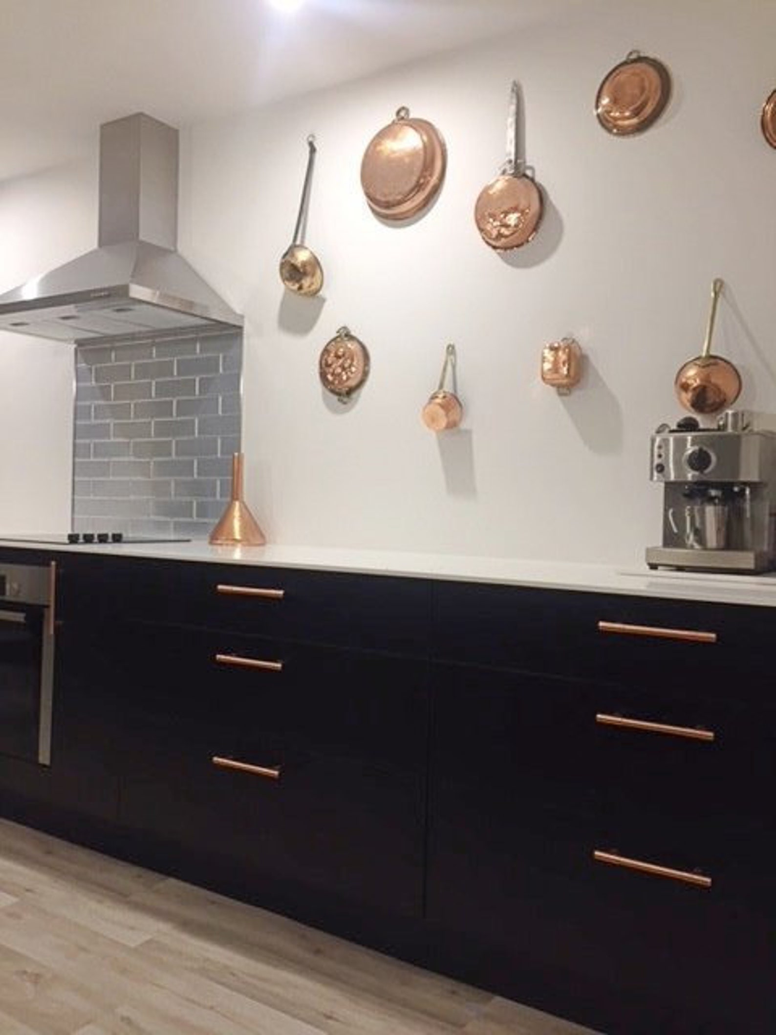 Copper T Bar Kitchen Door Handle Kitchen Drawer Handle Etsy