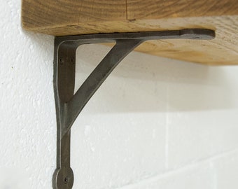 Soporte de estante de hierro fundido / Soporte de estante de hierro antiguo / Soporte rústico de hierro fundido