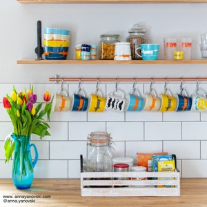 Copper Utensil Rail | Pot And Pan Rack | Kitchen Utensil Rail | Pot And Rail | Hanging Rack