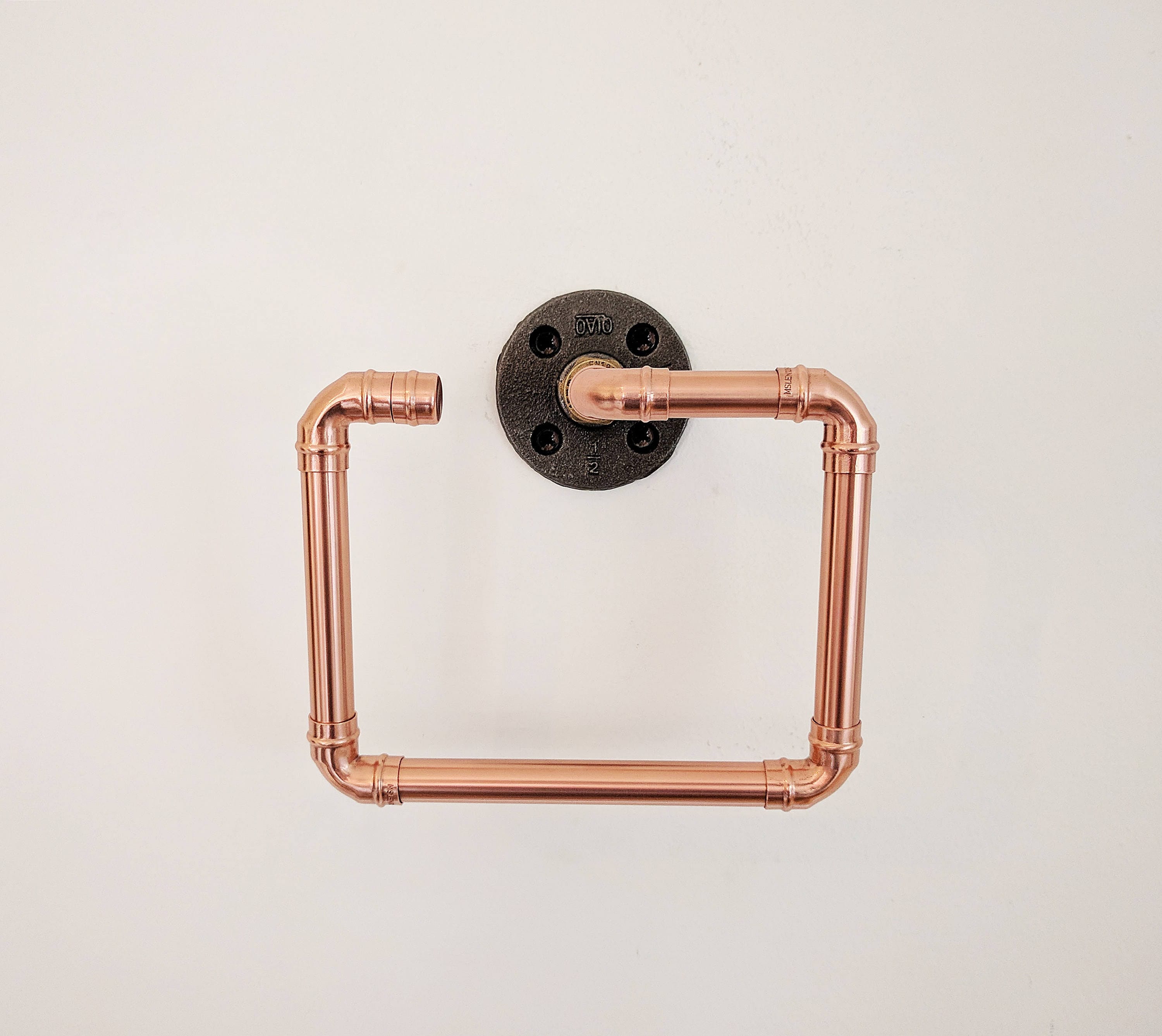 Copper Hand Towel Holder Cloakroom Towel Rail Towel Rack Etsy UK