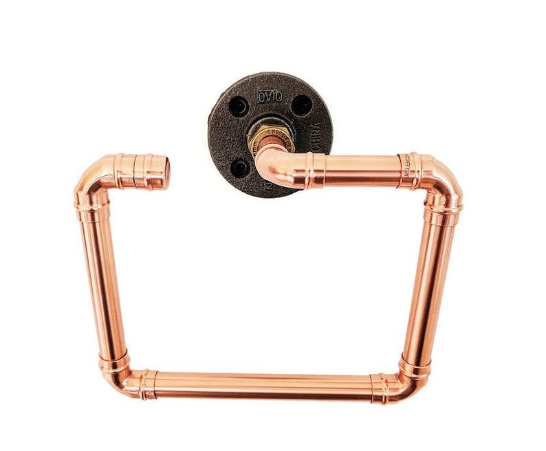 Copper Hand Towel Holder Cloakroom Towel Rail Towel Rack Etsy UK