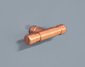Copper Door Knob | Copper Drawer Knob | Modern Copper Knobs | Copper Door Handle