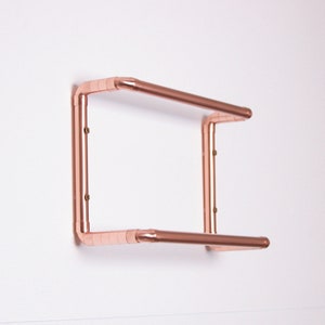 Copper Towel Rail Double Rail Towel Rack Bathroom Towel - Etsy