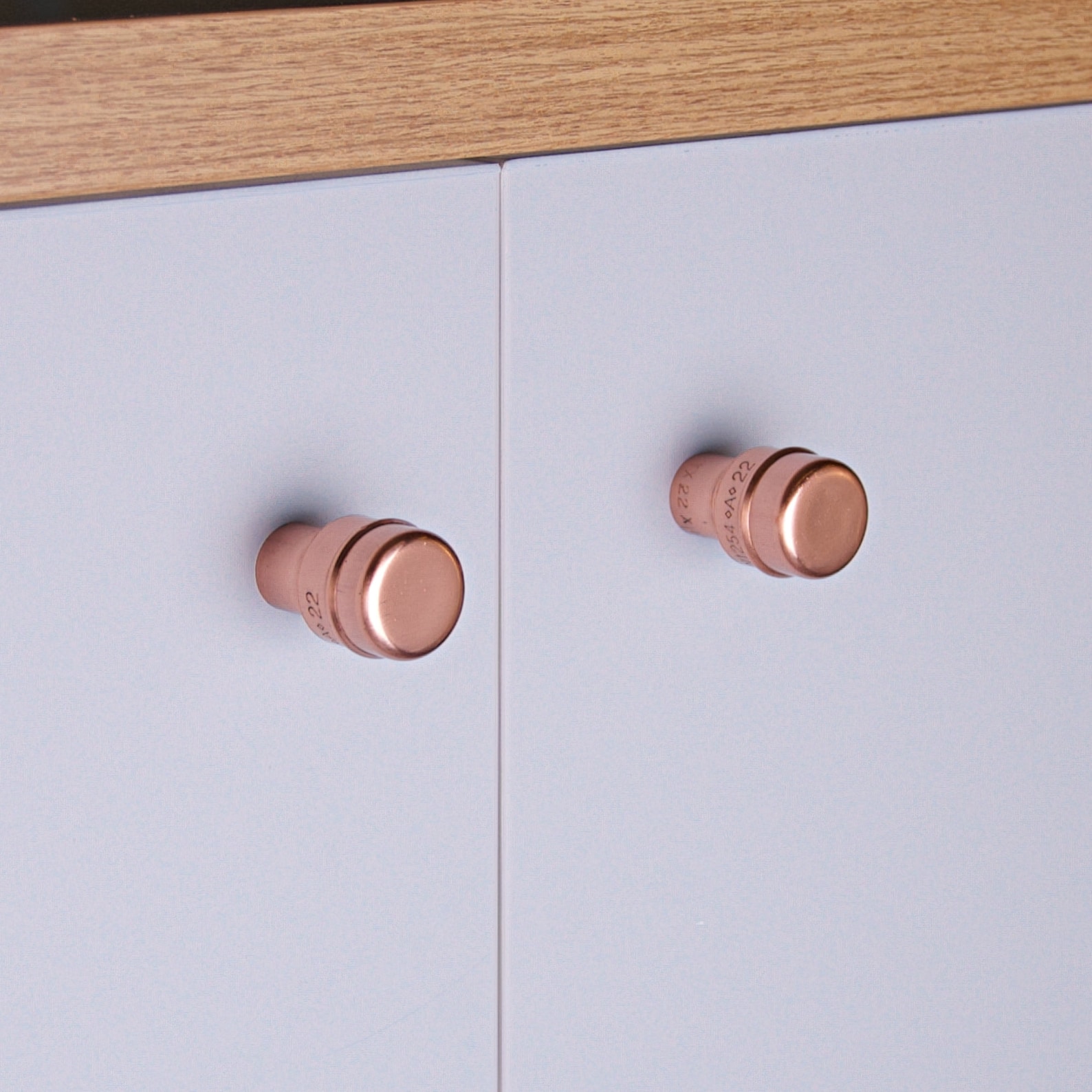 Fluted Copper Drawer or Door Knobs Copper Handles and Knobs Etsy UK