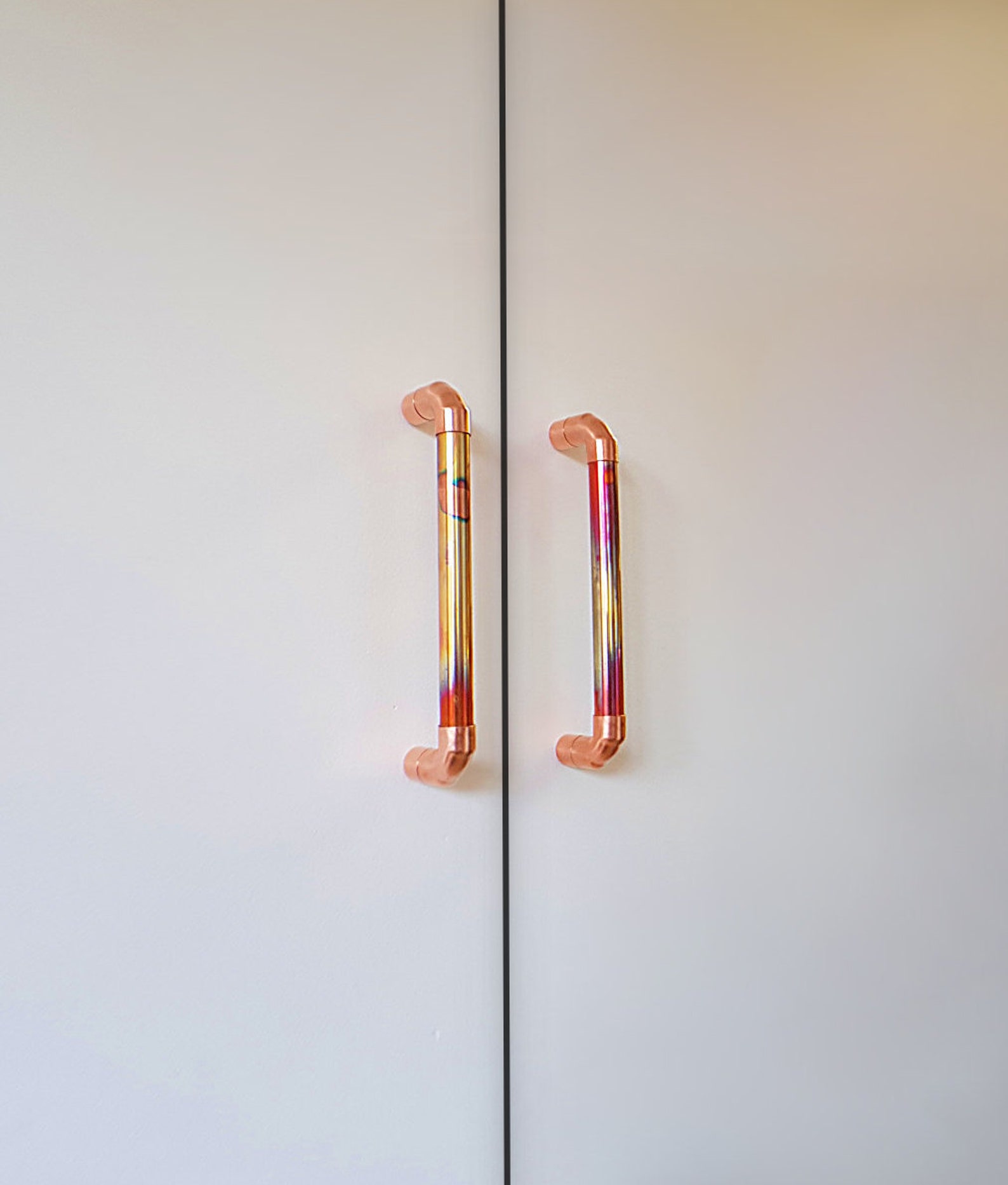 Antique Copper Door Handles Copper Kitchen Drawer Handle Etsy UK